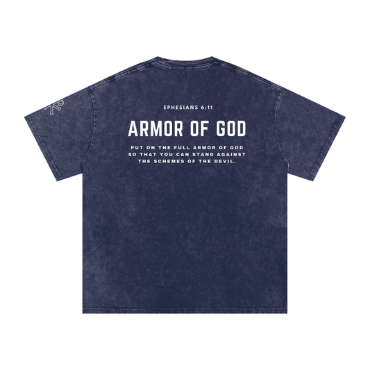 Armor of God Tee  Oversized Cotton T-Shirt