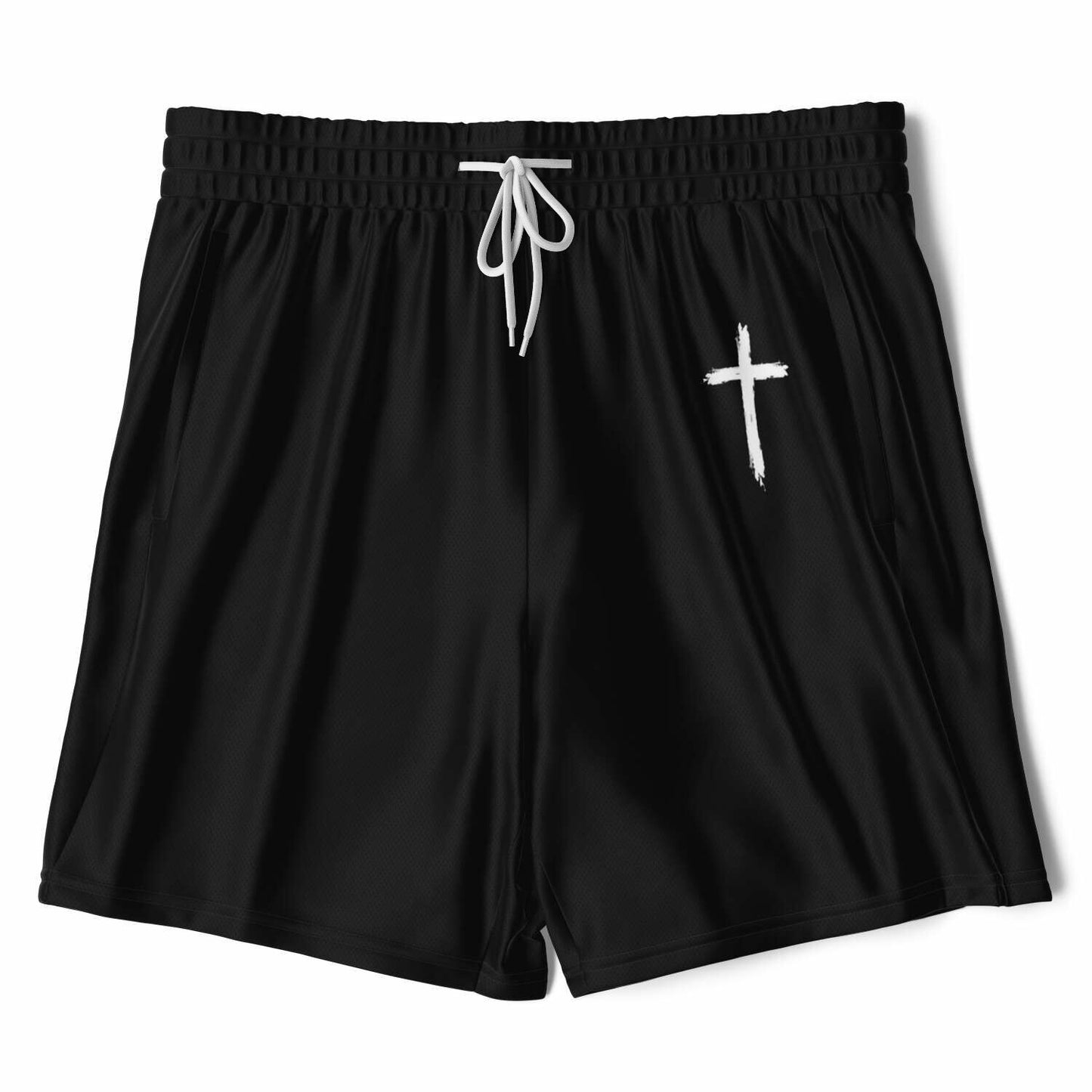 God in Flesh Cross 2-in-1 Shorts ✝️🏃‍♂️