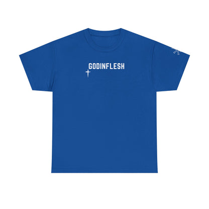 GodinFlesh Psalm 23 Tee – “The Lord Is My Shepherd, I Shall Not Want” Christian T‑Shirt