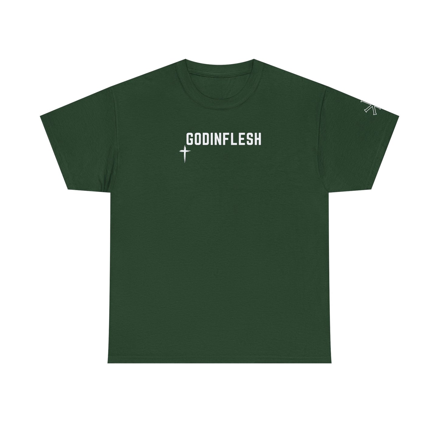 GodinFlesh Psalm 23 Tee – “The Lord Is My Shepherd, I Shall Not Want” Christian T‑Shirt
