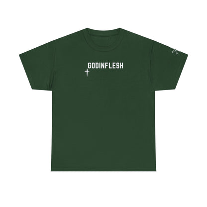 GodinFlesh Psalm 23 Tee – “The Lord Is My Shepherd, I Shall Not Want” Christian T‑Shirt
