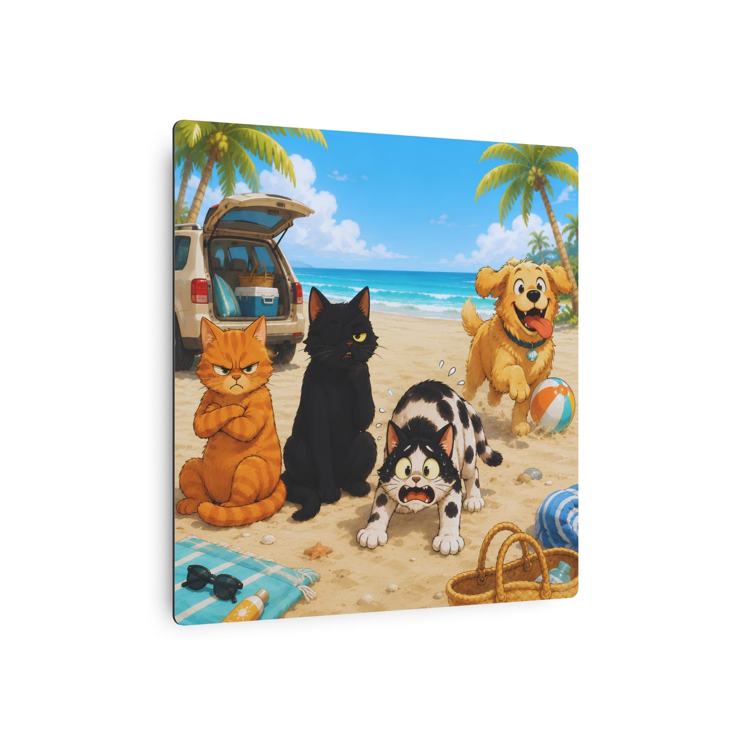 🌊 First Paw on the Sand