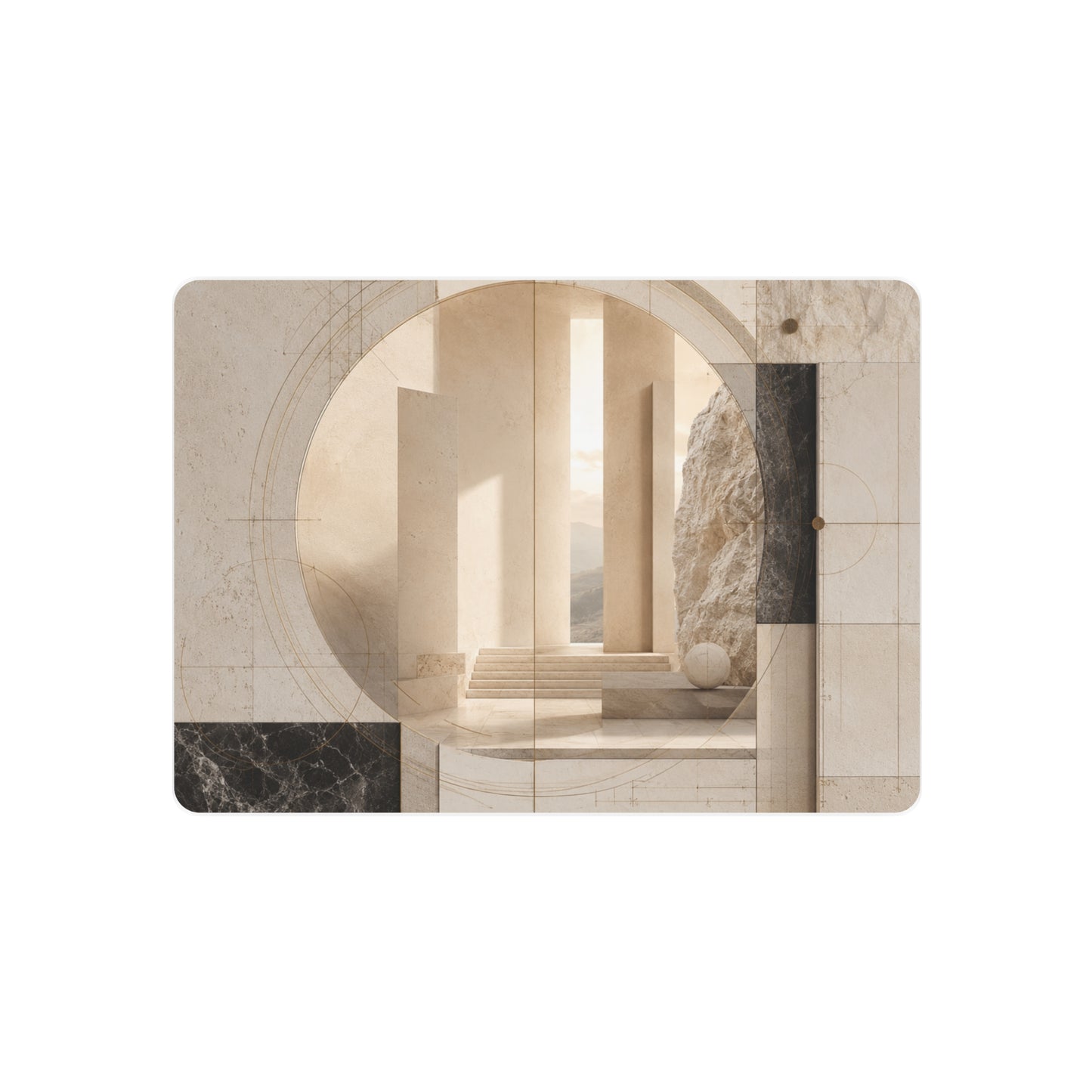 The Light Shines — John 1:5 Modern Christian Wall Art