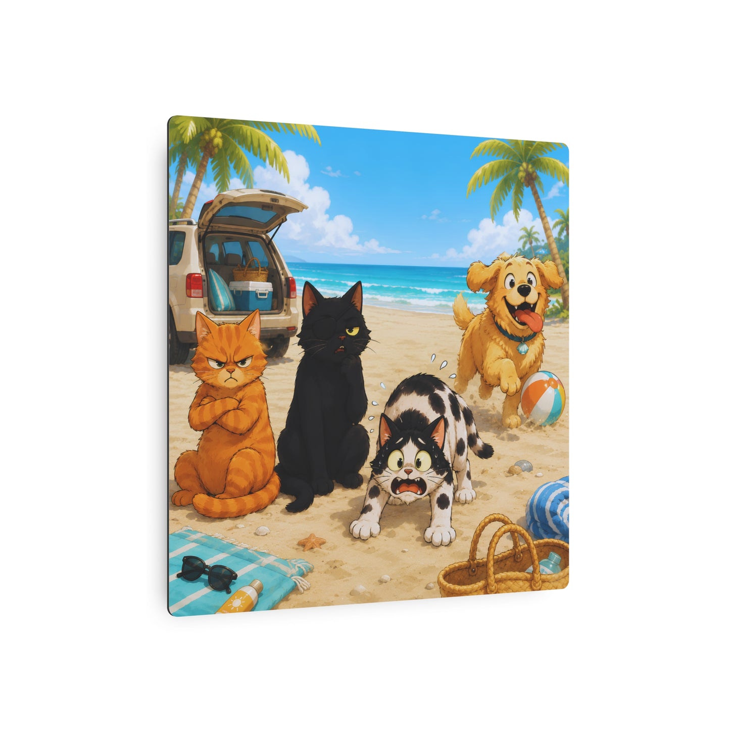 🌊 First Paw on the Sand