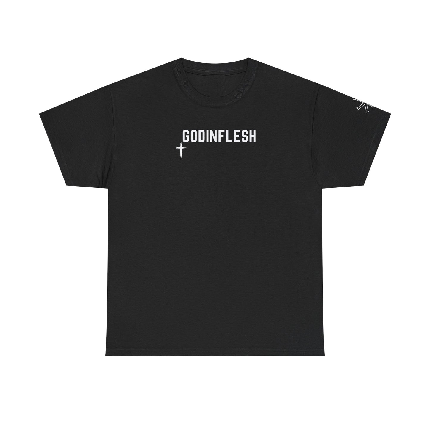 GodinFlesh Psalm 23 Tee – “The Lord Is My Shepherd, I Shall Not Want” Christian T‑Shirt