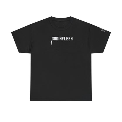 GodinFlesh Psalm 23 Tee – “The Lord Is My Shepherd, I Shall Not Want” Christian T‑Shirt