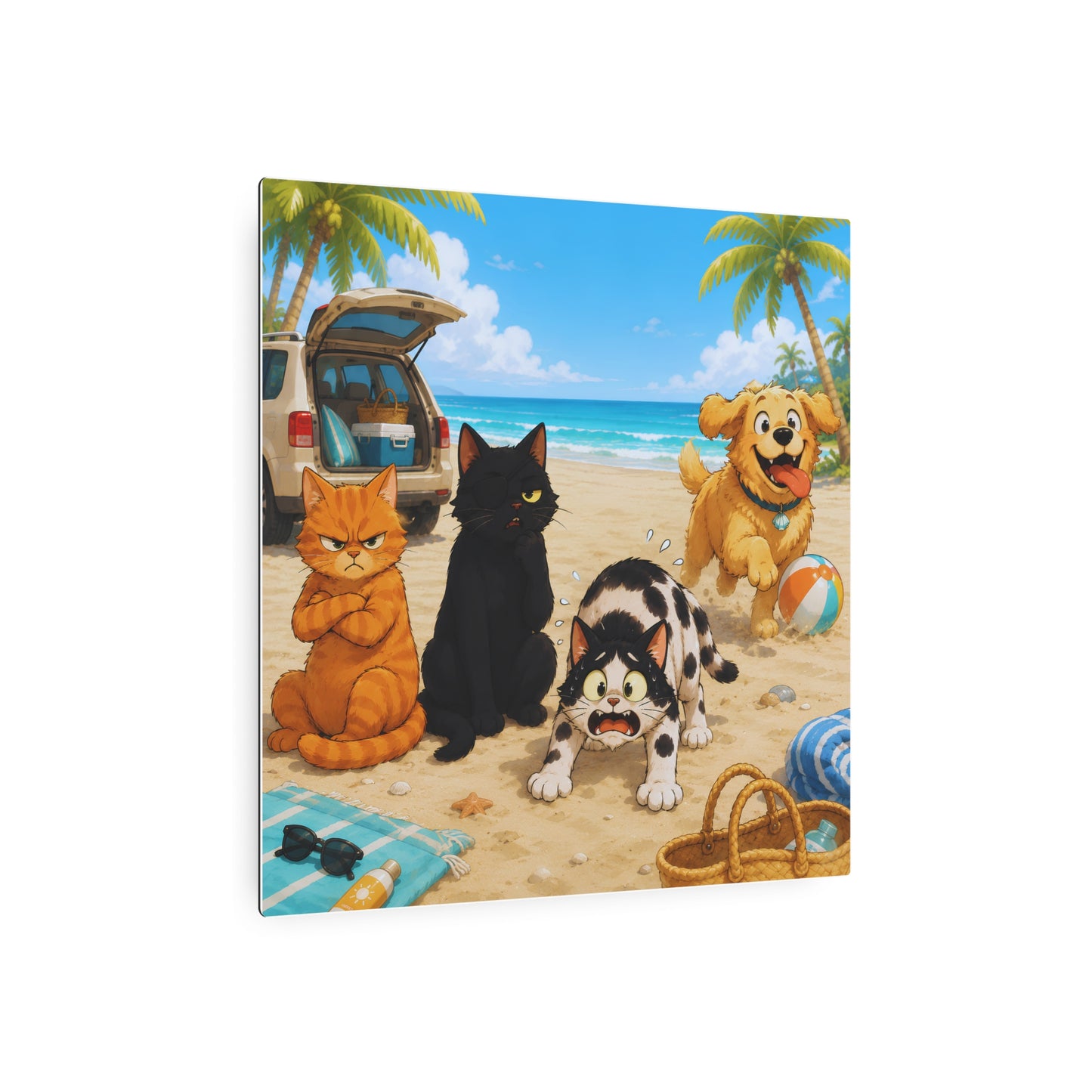 🌊 First Paw on the Sand