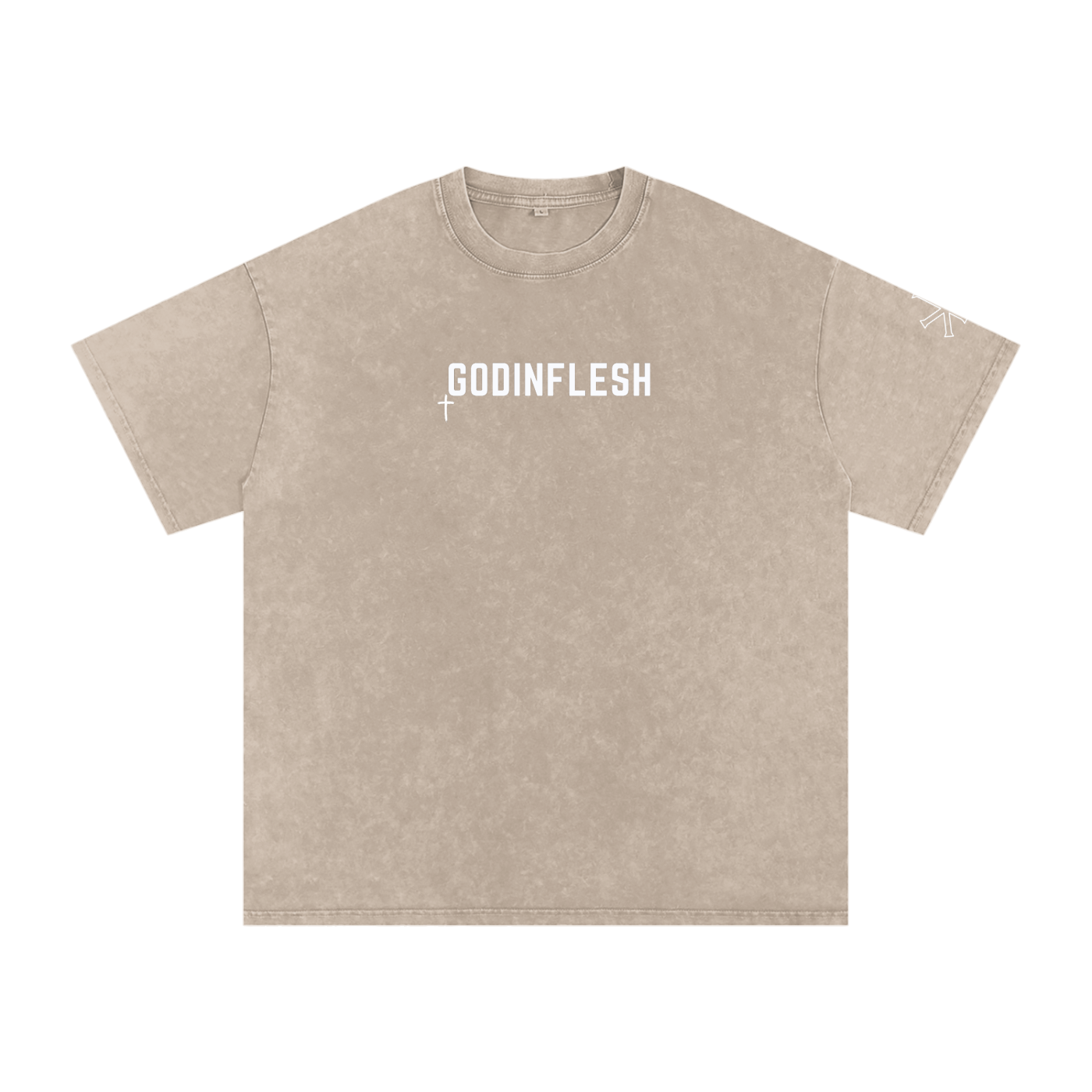God in Flesh Signature Snow Wash Oversized Tee