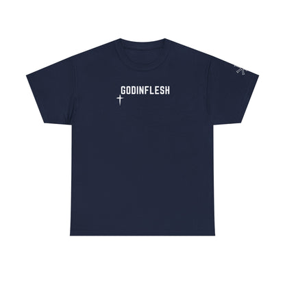 GodinFlesh Psalm 23 Tee – “The Lord Is My Shepherd, I Shall Not Want” Christian T‑Shirt