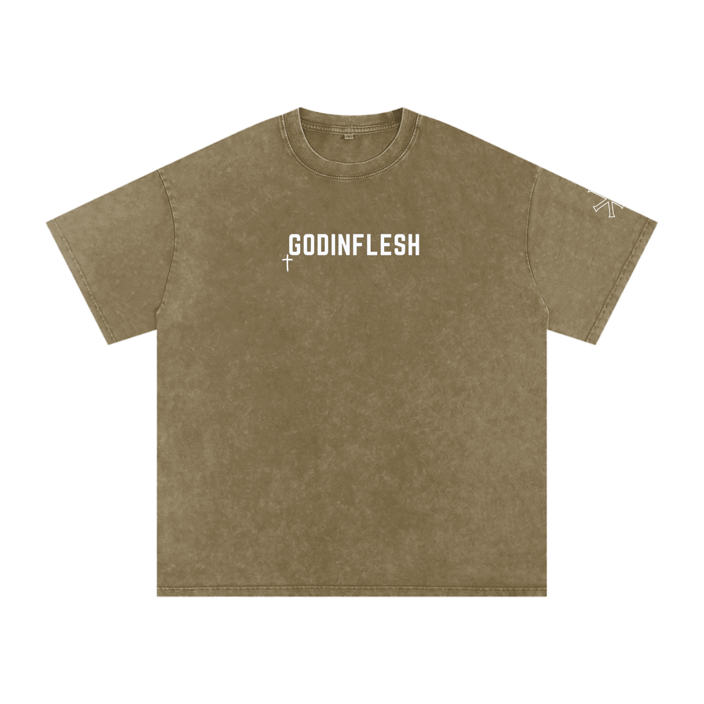God in Flesh Signature Snow Wash Oversized Tee