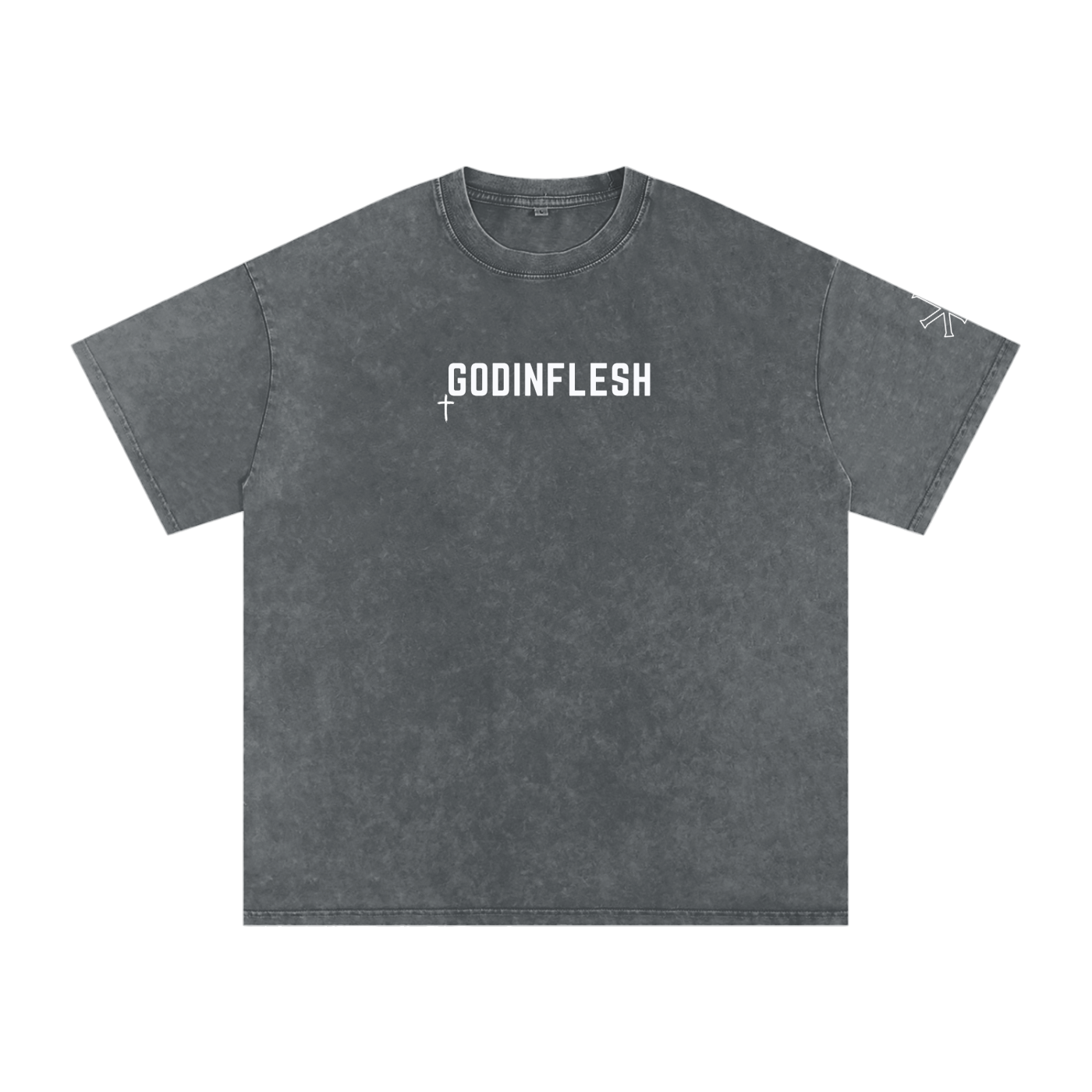 God in Flesh Signature Snow Wash Oversized Tee