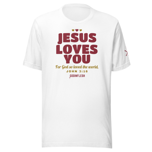 Jesus Loves You Family Tee Set (Set A) - adult tee